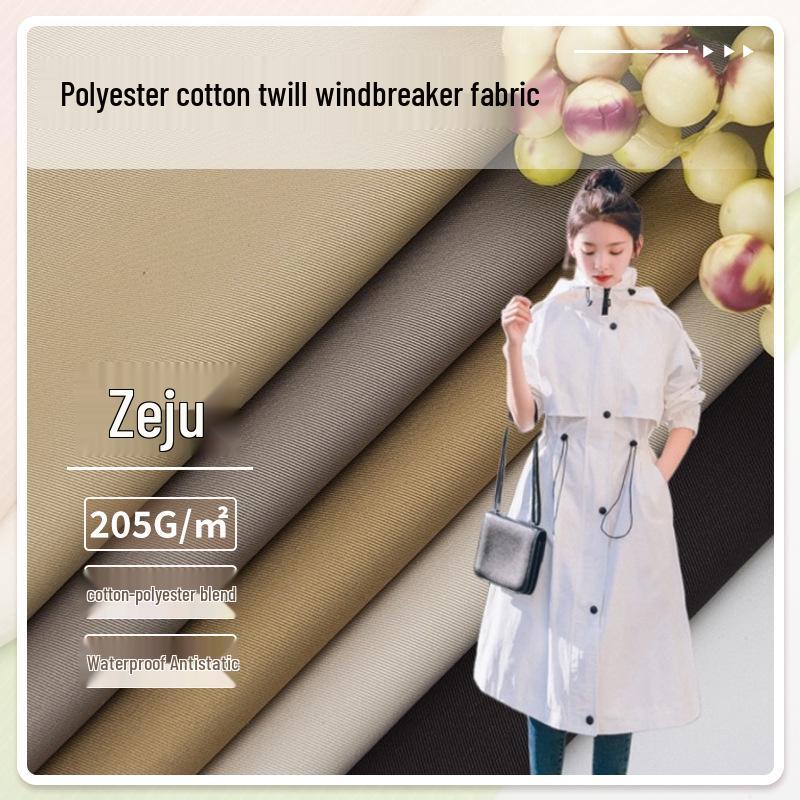 Polyester-Cotton Blend Twill Windbreaker: Waterproof, Anti-Static Parka Coats for Autumn and Winter Fashion Bulk 1500m+
Polyester-Cotton Blend Twill Windbreaker: Waterproof, Anti-Static Parka Coats for Autumn and Winter Fashion Bulk 1500m+