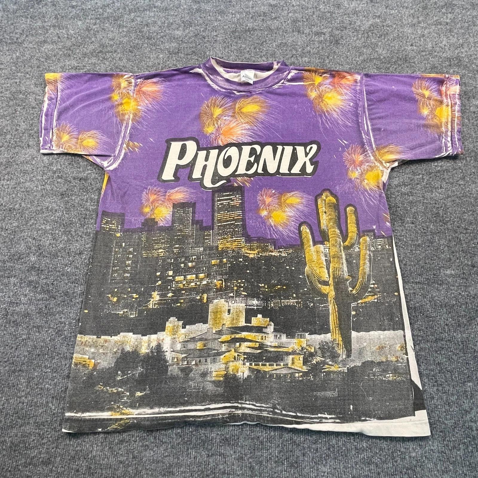 Vintage Y2K Phoenix Arizona City Skyline AOP Shirt XL 23x29 Purple XL
Vintage Y2K Phoenix Arizona City Skyline AOP Shirt XL 23x29 Purple XL