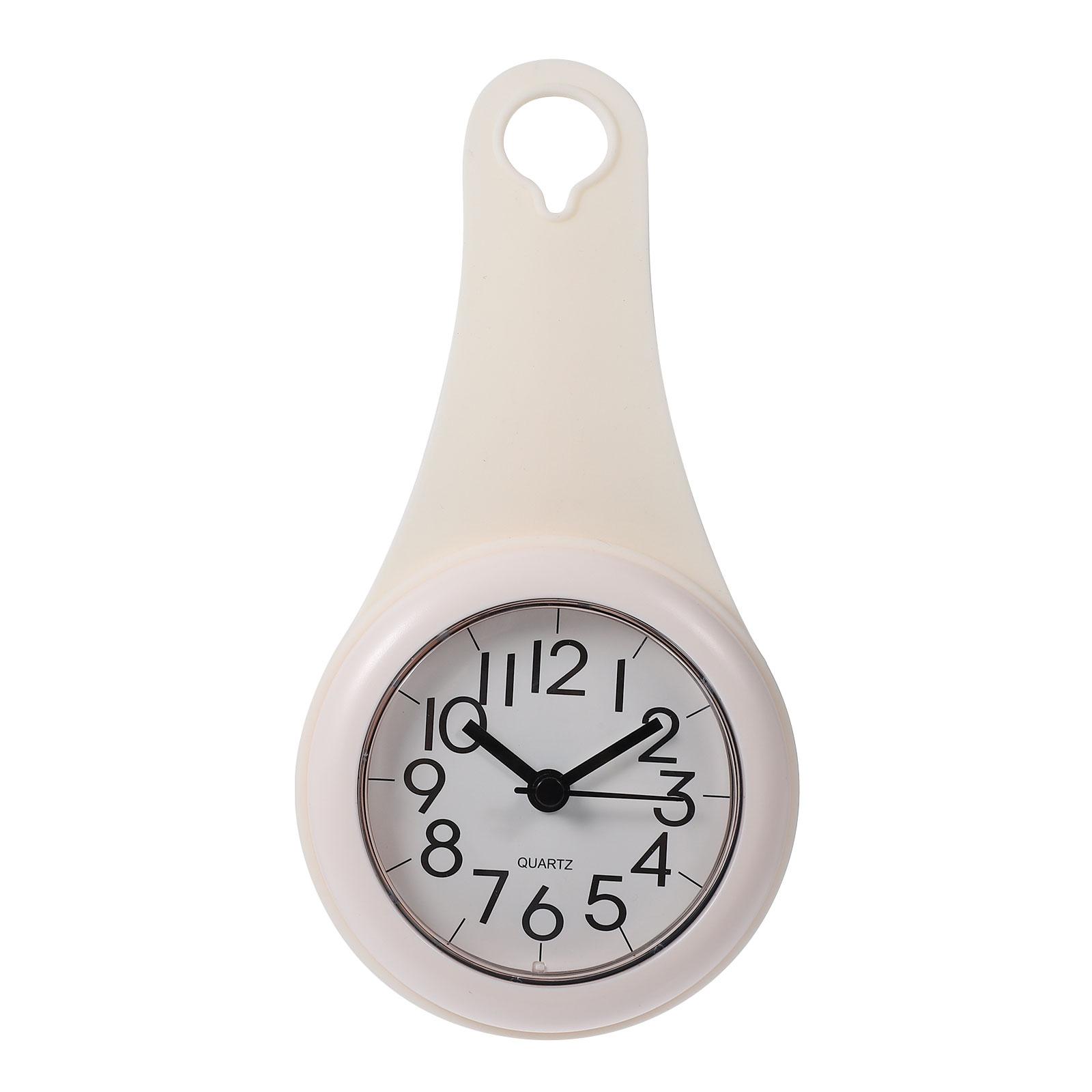 Waterproof Suction Cup Clock Hang Silent Modern Numerals Pointed Hands Bathroom Wall Clock Moisture Resistant Shower Clock білий
Waterproof Suction Cup Clock Hang Silent Modern Numerals Pointed Hands Bathroom Wall Clock Moisture Resistant Shower Clock білий
