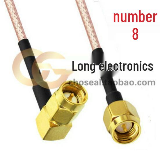 SMA Elbow Inner Thread Pin RF Adapter Cable RG316 10cm Inner Thread Elbow
SMA Elbow Inner Thread Pin RF Adapter Cable RG316 10cm Inner Thread Elbow