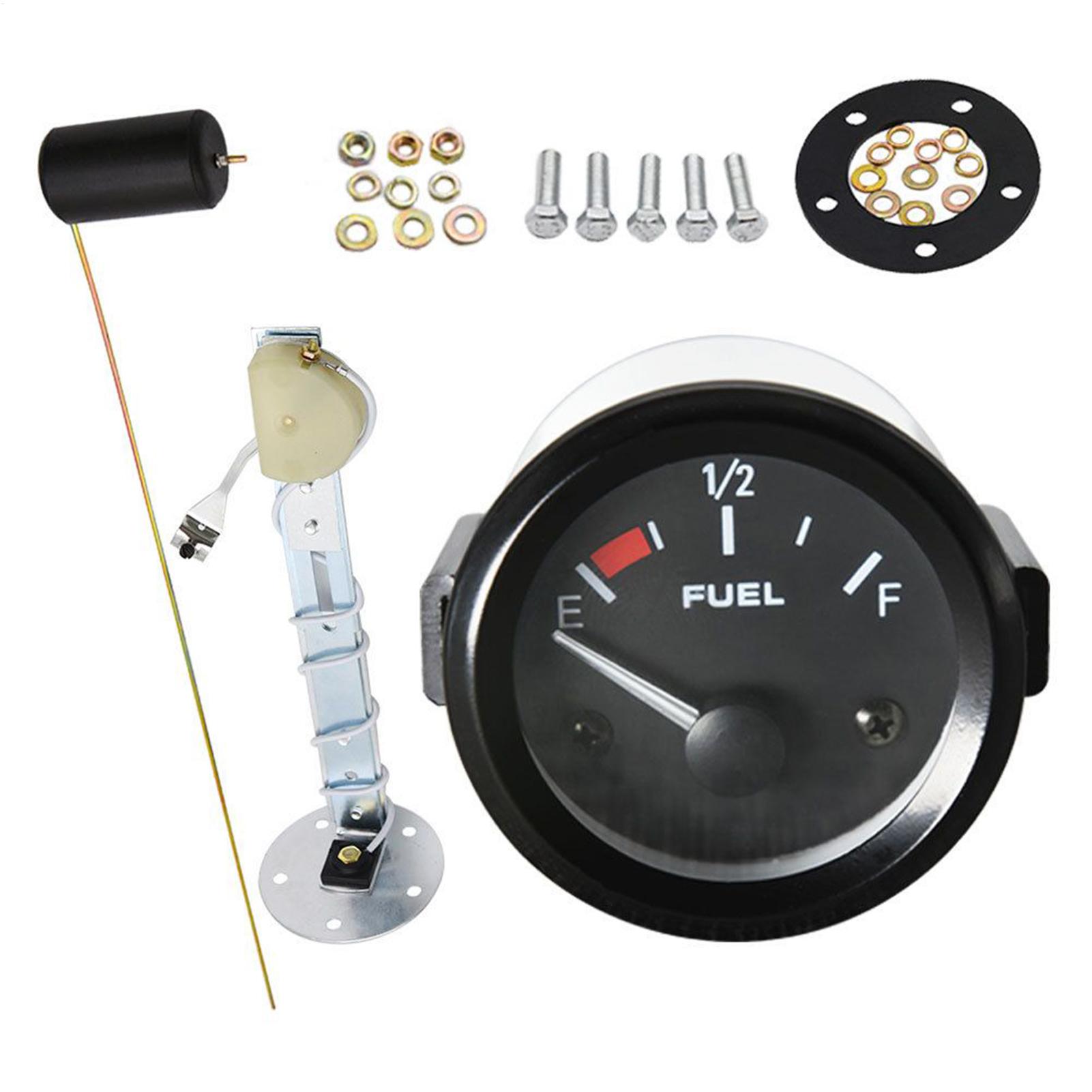 12V 2-inch 52mm Fuel Level Gauge Automotive Instrument Panel Fuel Float Sensor 240-33 Ohm White LED Indicator Light Oil Gauge CN
12V 2-inch 52mm Fuel Level Gauge Automotive Instrument Panel Fuel Float Sensor 240-33 Ohm White LED Indicator Light Oil Gauge CN