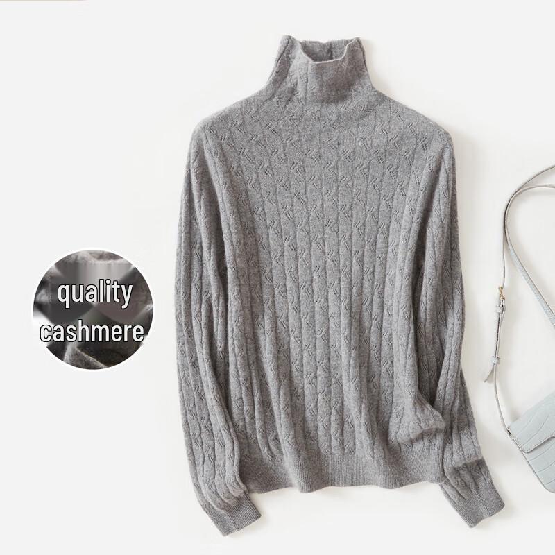Women s High-Neck Cashmere Pullover Sweater M
Women s High-Neck Cashmere Pullover Sweater M