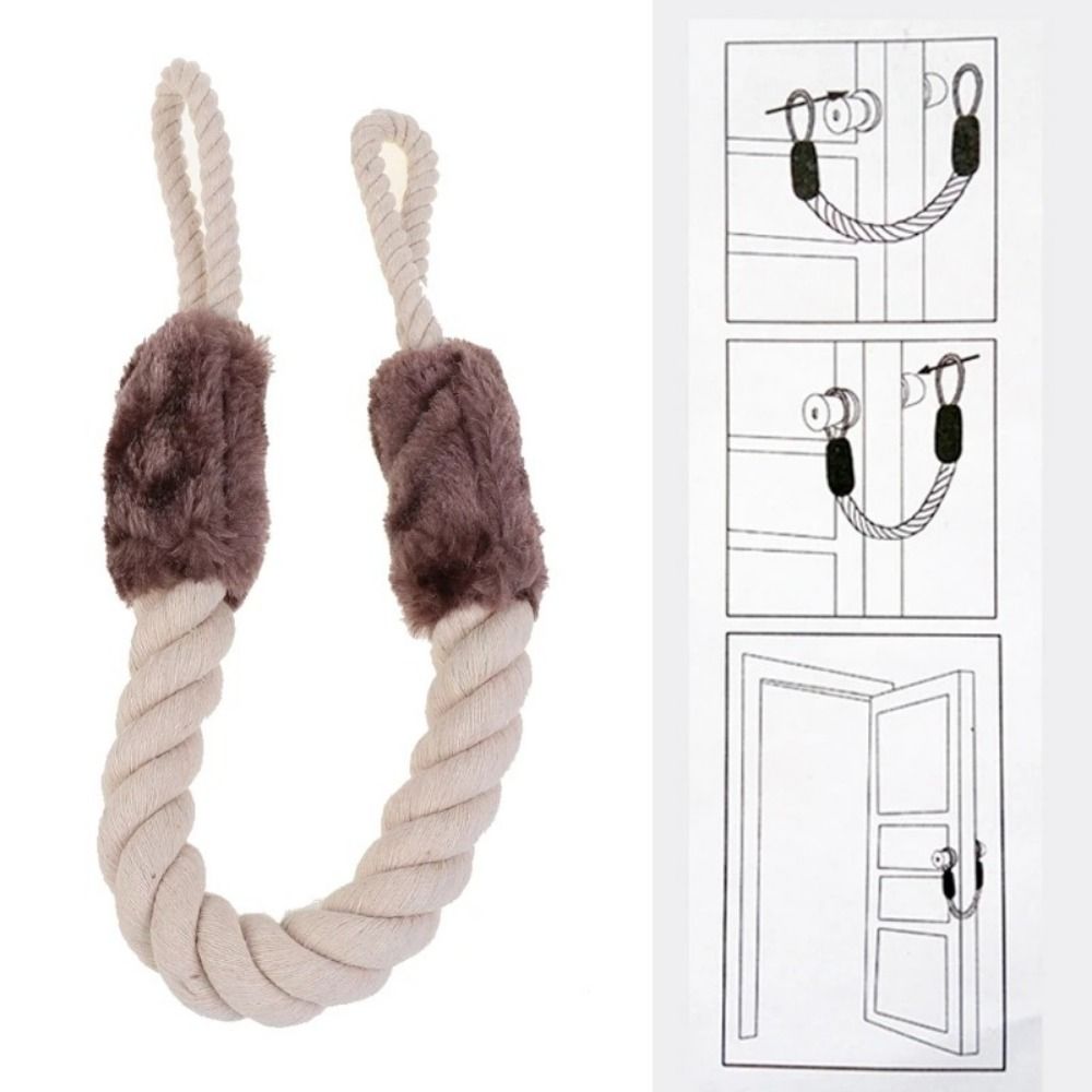 Finger Pinch Guard Cotton Rope Doorstop Wear Resistant Door Handle Pull Cords Pets Biting Toy Home білий
Finger Pinch Guard Cotton Rope Doorstop Wear Resistant Door Handle Pull Cords Pets Biting Toy Home білий