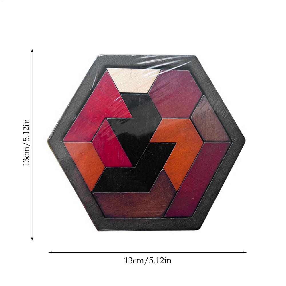 New Wooden Puzzle Brain Teaser Puzzles Set Geometric Block Logic IQS STEM Montessori Toy For Kid Adult Intelligence Challenges червоний
New Wooden Puzzle Brain Teaser Puzzles Set Geometric Block Logic IQS STEM Montessori Toy For Kid Adult Intelligence Challenges червоний