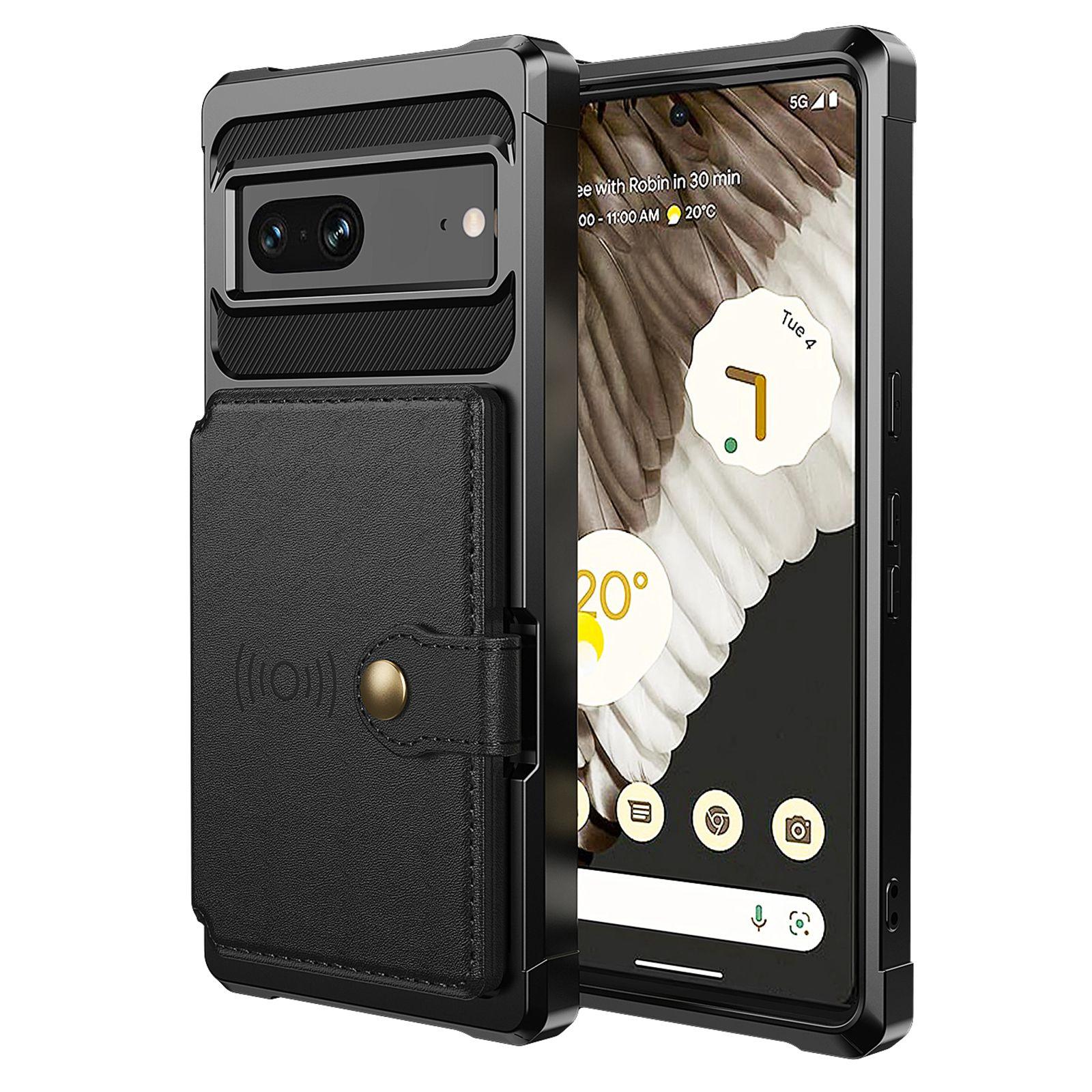 ZM03 for Google Pixel 7 5G Phone Case Kickstand Card Holder Anti-scratch Phone Back Cover with Magnetic Metal Sheet Black
ZM03 for Google Pixel 7 5G Phone Case Kickstand Card Holder Anti-scratch Phone Back Cover with Magnetic Metal Sheet Black