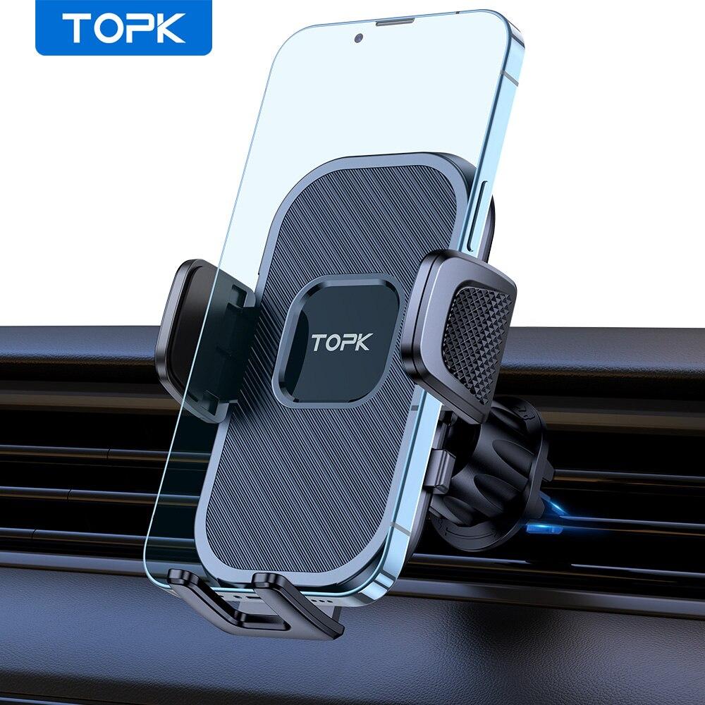 TOPK Car Phone Holder Gravity Stand for Samsung Car Mobile Support for Dashboard Windshield Air Vent Phone Mount
TOPK Car Phone Holder Gravity Stand for Samsung Car Mobile Support for Dashboard Windshield Air Vent Phone Mount