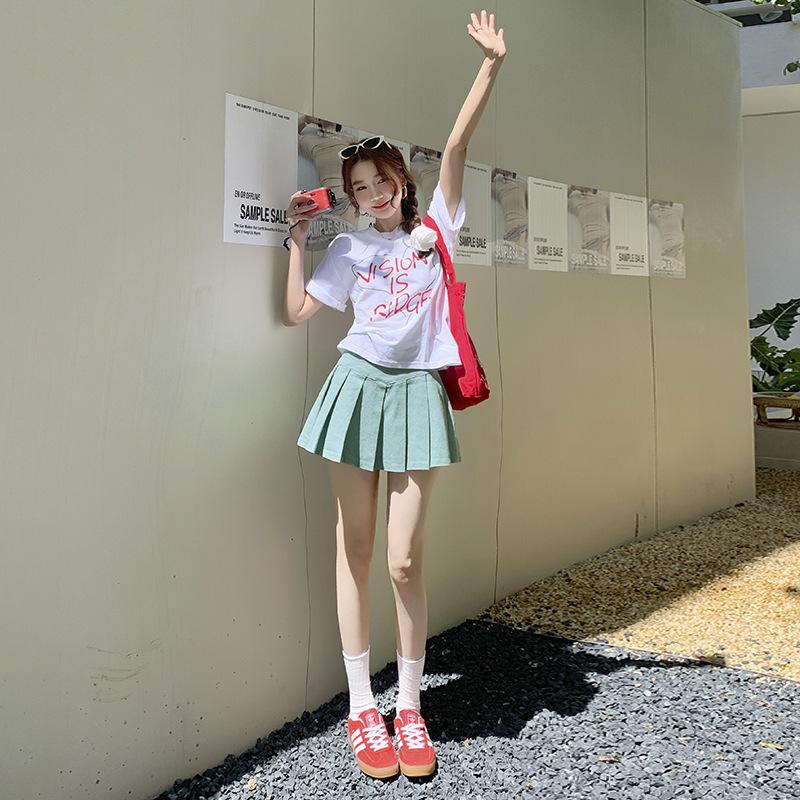 Korean Academy Pleated Skirt Spring and Summer New Anti-exposure Slim A-line Skirt for Women XL
Korean Academy Pleated Skirt Spring and Summer New Anti-exposure Slim A-line Skirt for Women XL