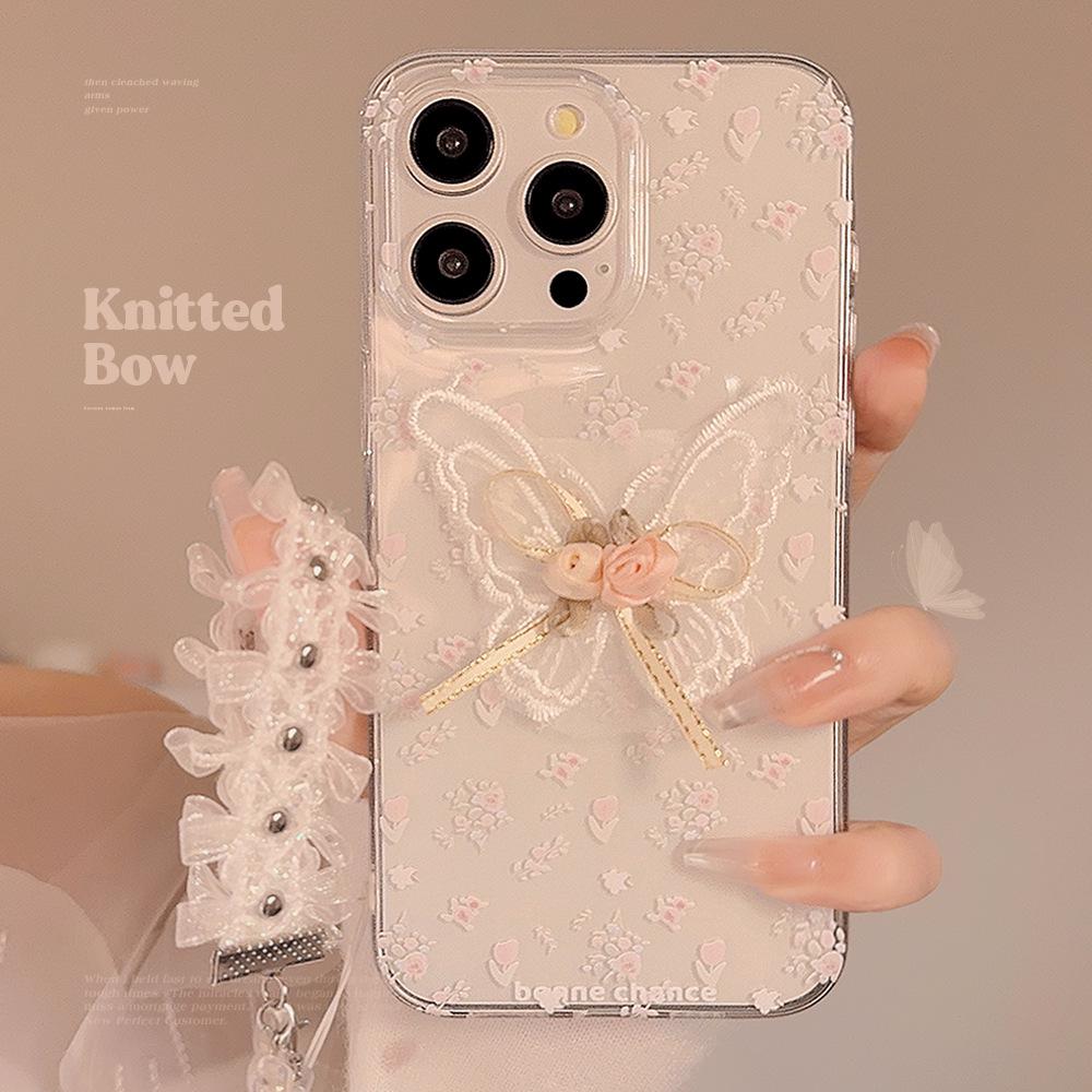 Elegant Embroidered Lace Butterfly Flower Phone Case for iPhone 11, 13 Pro Max, 15, and 16 with Transparent Design iPhone 15 Pro
Elegant Embroidered Lace Butterfly Flower Phone Case for iPhone 11, 13 Pro Max, 15, and 16 with Transparent Design iPhone 15 Pro