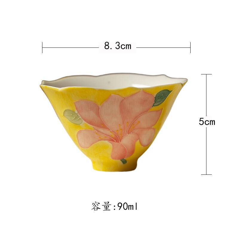 90ml Hand-painted Lily Teacup Luxury Tea Bowl Beautiful Tea Cup Tea-tasting Smelling Cup Jianzhan Master Cups Cha Ornaments As Your Choose
90ml Hand-painted Lily Teacup Luxury Tea Bowl Beautiful Tea Cup Tea-tasting Smelling Cup Jianzhan Master Cups Cha Ornaments As Your Choose