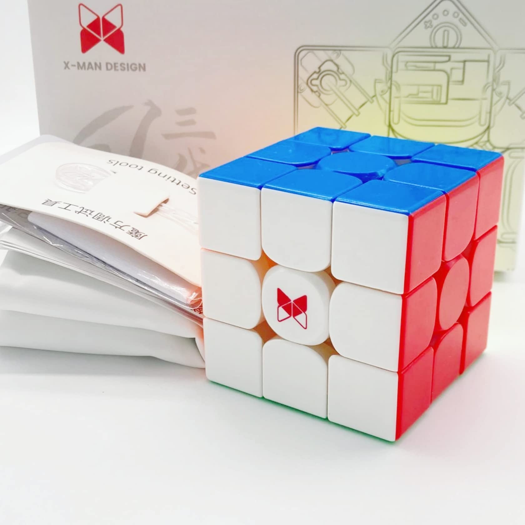 Bokefenuo QY Tornado V3 M 3x3 Magnetic Stickerless 3x3x3 Puzzle Cube Magic (2022 Flagship)
Bokefenuo QY Tornado V3 M 3x3 Magnetic Stickerless 3x3x3 Puzzle Cube Magic (2022 Flagship)
