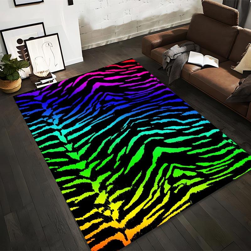 Rainbow Zebra Stripe Pattern Carpet - Vibrant Modern Home Decor Suitable for use as an anti-slip for living room bedroom sofas 40x60cm( 15x23in )
Rainbow Zebra Stripe Pattern Carpet - Vibrant Modern Home Decor Suitable for use as an anti-slip for living room bedroom sofas 40x60cm( 15x23in )