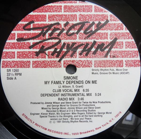 12-дюймовая пластинка SIMONE - Моя семья зависит от меня SR1260 Strictly Rhythm 1991 США Дэнс и Электроника Б/У
12-дюймовая пластинка SIMONE - Моя семья зависит от меня SR1260 Strictly Rhythm 1991 США Дэнс и Электроника Б/У