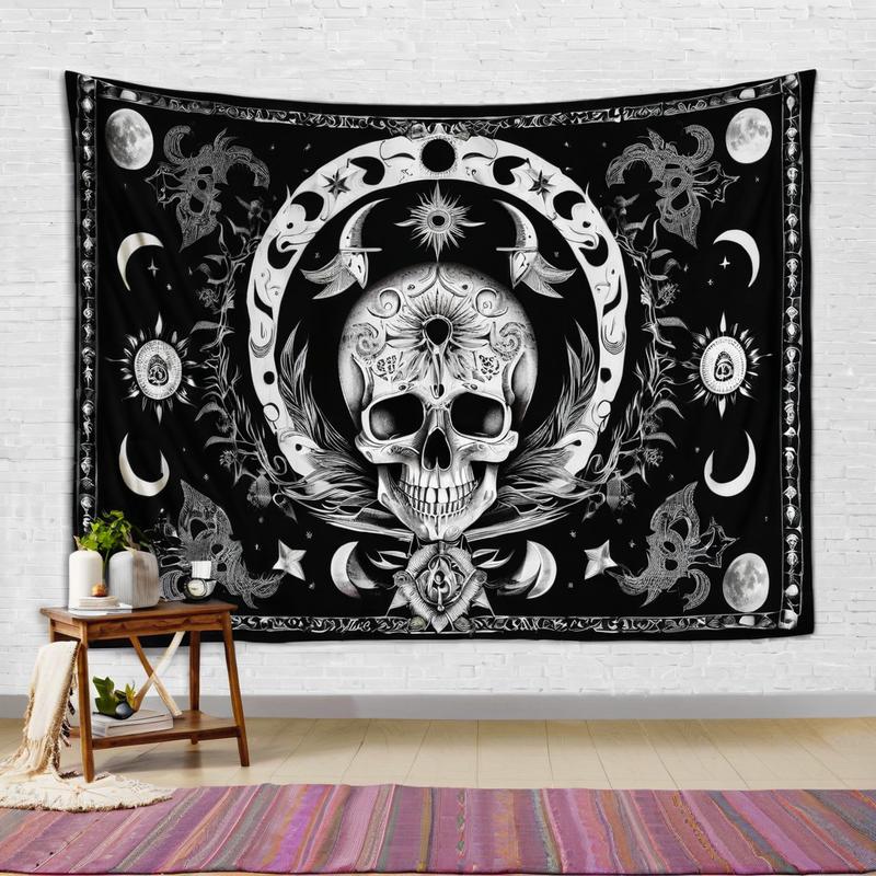 VIKAMA Gothic Star And Moon Secret Tapestry Skull Celestial Mystery Art Dark Bohemian Style Living Room Bedroom Decoration 74x94cm(29x37in)
VIKAMA Gothic Star And Moon Secret Tapestry Skull Celestial Mystery Art Dark Bohemian Style Living Room Bedroom Decoration 74x94cm(29x37in)