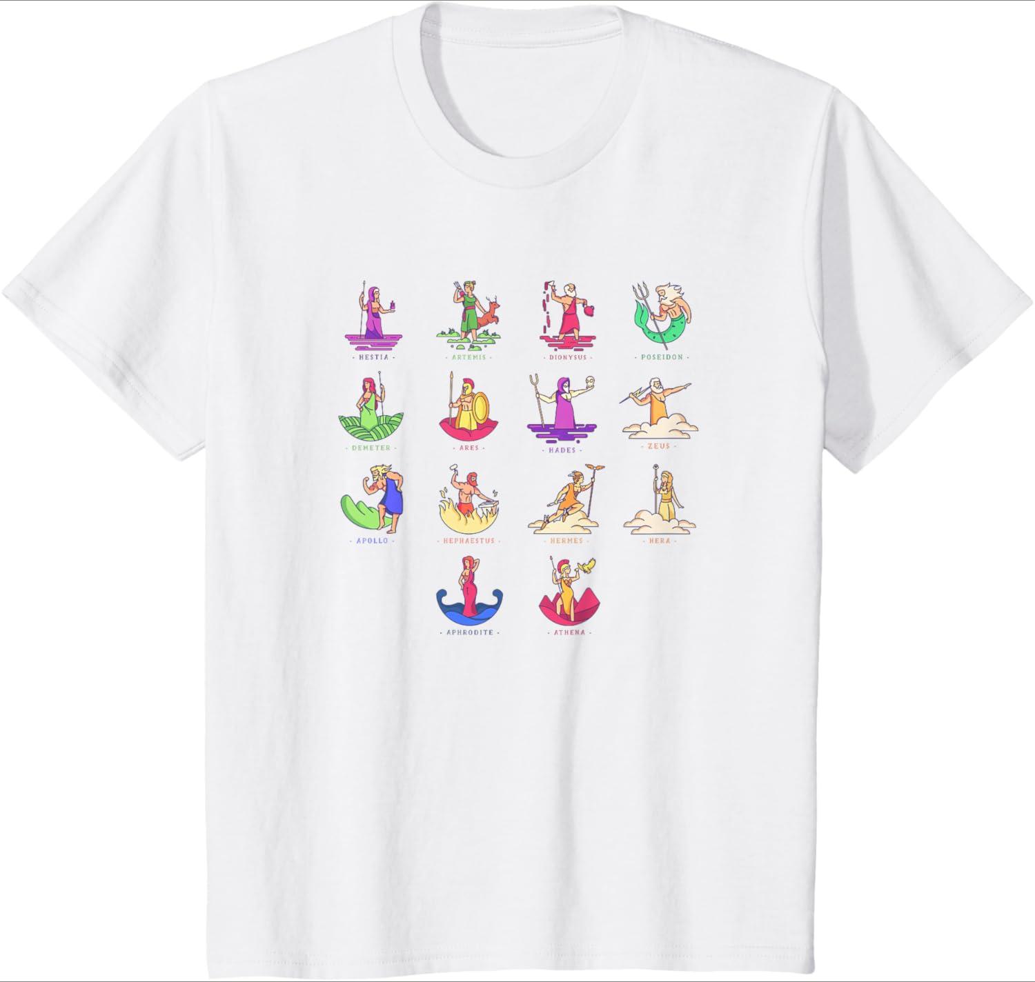 Greek Mythology GodsGods of Greece design100 cotton summer casual Oneck short sleeve printed mens Tshirt S
Greek Mythology GodsGods of Greece design100 cotton summer casual Oneck short sleeve printed mens Tshirt S