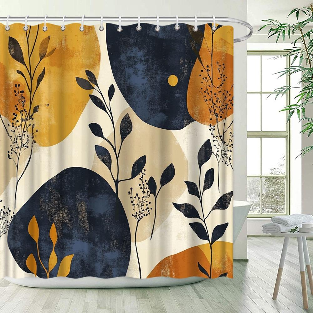 Modern Geometry Black Branches Washable Dirt-Resistant Shower Curtain Shower Head Waterproof Polyester Bath Curtain W60H190(CM)-1 Pcs
Modern Geometry Black Branches Washable Dirt-Resistant Shower Curtain Shower Head Waterproof Polyester Bath Curtain W60H190(CM)-1 Pcs