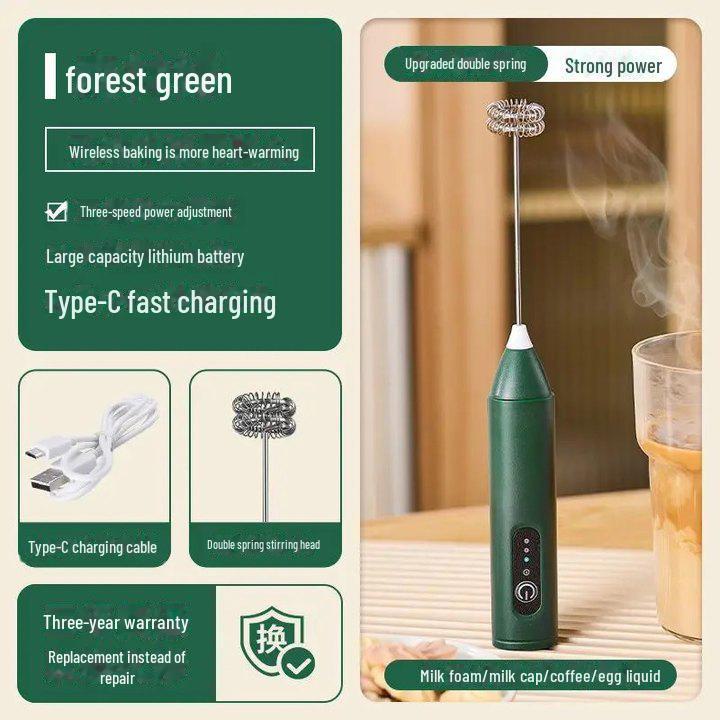 Електричний ручний спінювач молока та збивач для яєць Three-Speed Adjustment
Електричний ручний спінювач молока та збивач для яєць Three-Speed Adjustment