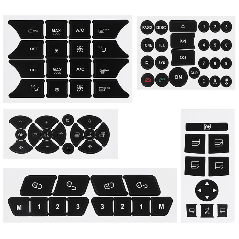 Climate Control A/C Steering Steel Radio Window Door Lock Button Stickers For Mercedes-Benz C-Class W204 S204 C204 W212 W176 W24 1 Set
Climate Control A/C Steering Steel Radio Window Door Lock Button Stickers For Mercedes-Benz C-Class W204 S204 C204 W212 W176 W24 1 Set