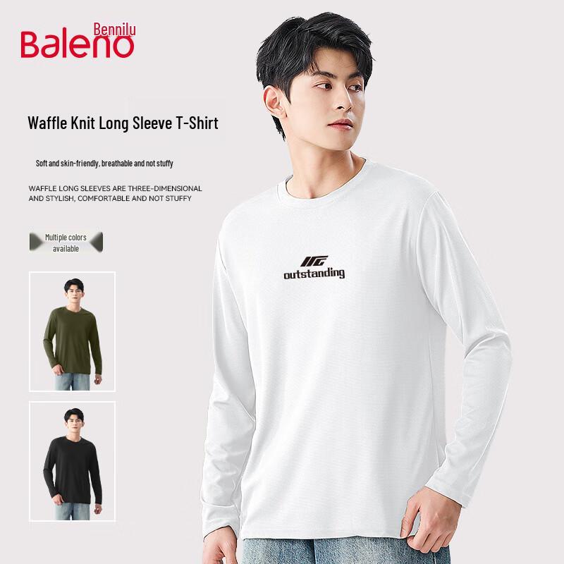 Baleno Men s Waffle Knit Long Sleeve T-Shirt L
Baleno Men s Waffle Knit Long Sleeve T-Shirt L