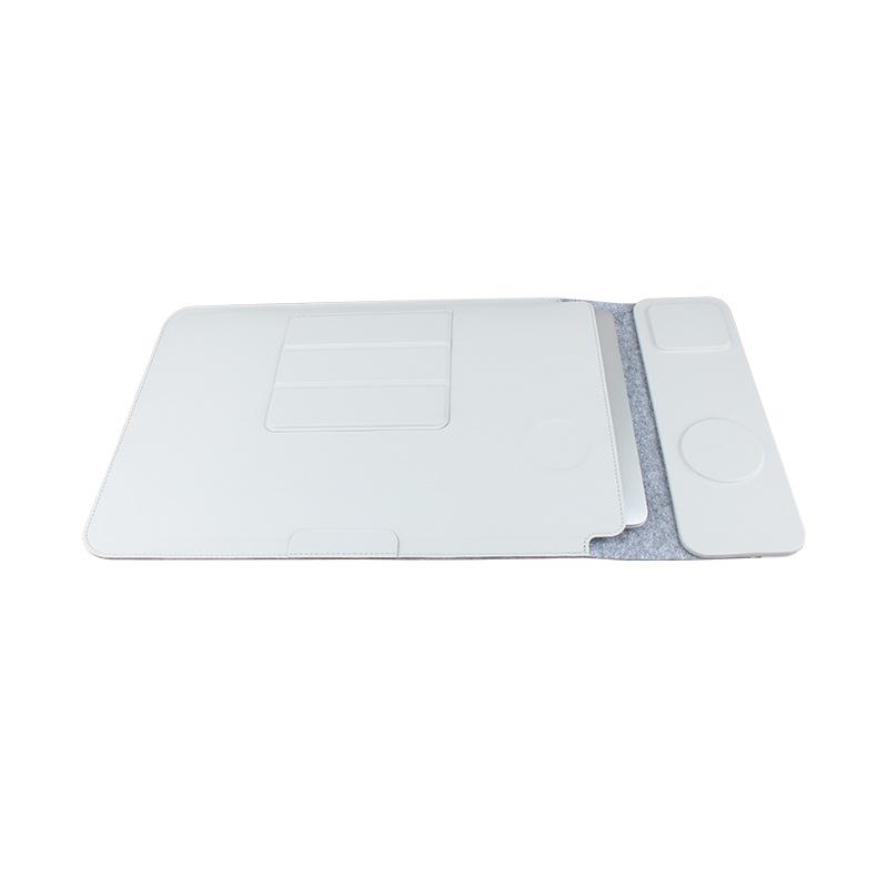 Wireless Dual Charging Portable Laptop Sleeve & Mobile Earphone Stand
Wireless Dual Charging Portable Laptop Sleeve & Mobile Earphone Stand