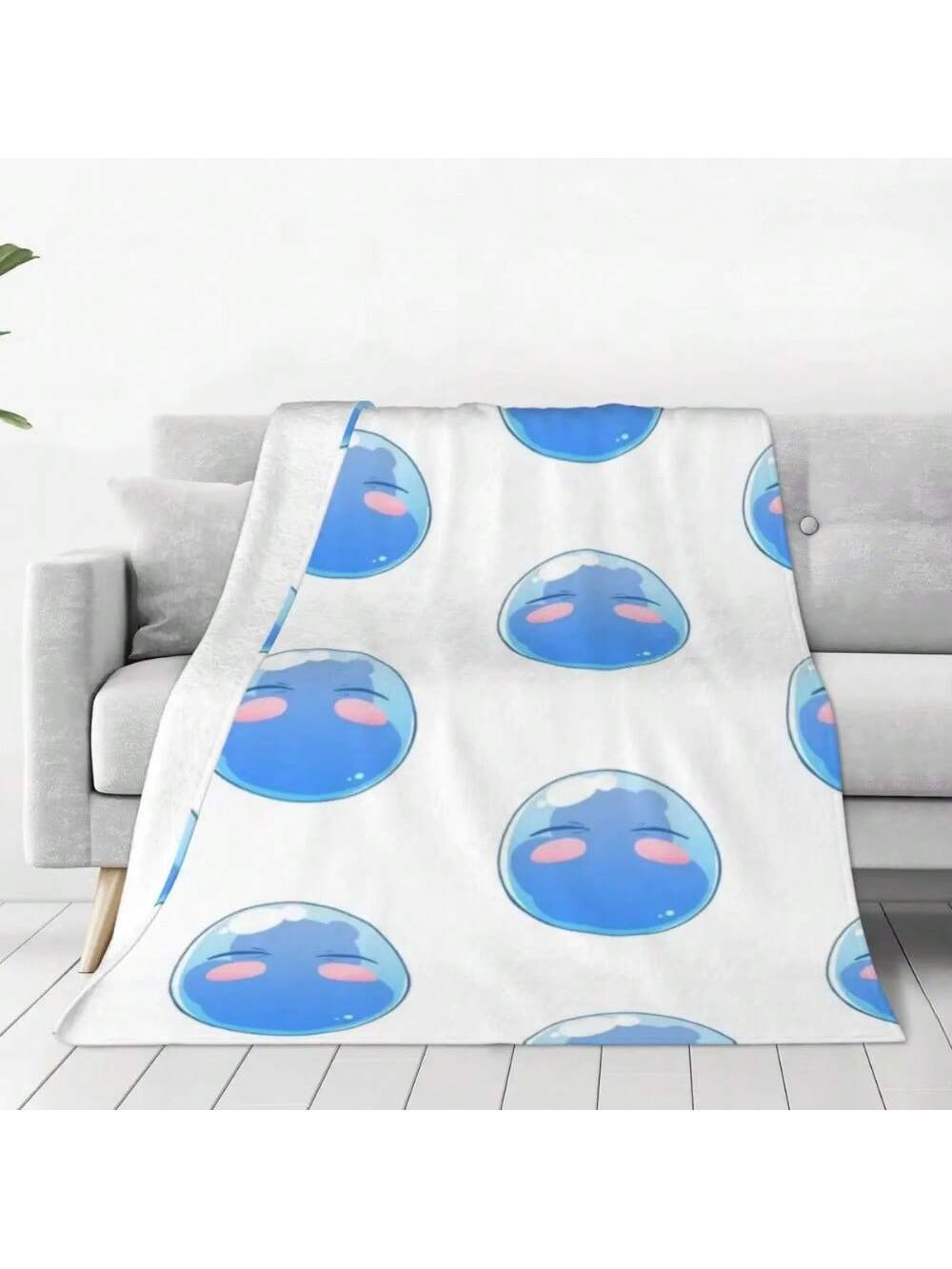 Rimuru Tempest Flannel Blanket Quality Soft Durable Kawaii Smile Bedding Throws Winter Airplane Travel Chair Novelty Bedspread 75X95CM сірий колір
Rimuru Tempest Flannel Blanket Quality Soft Durable Kawaii Smile Bedding Throws Winter Airplane Travel Chair Novelty Bedspread 75X95CM сірий колір