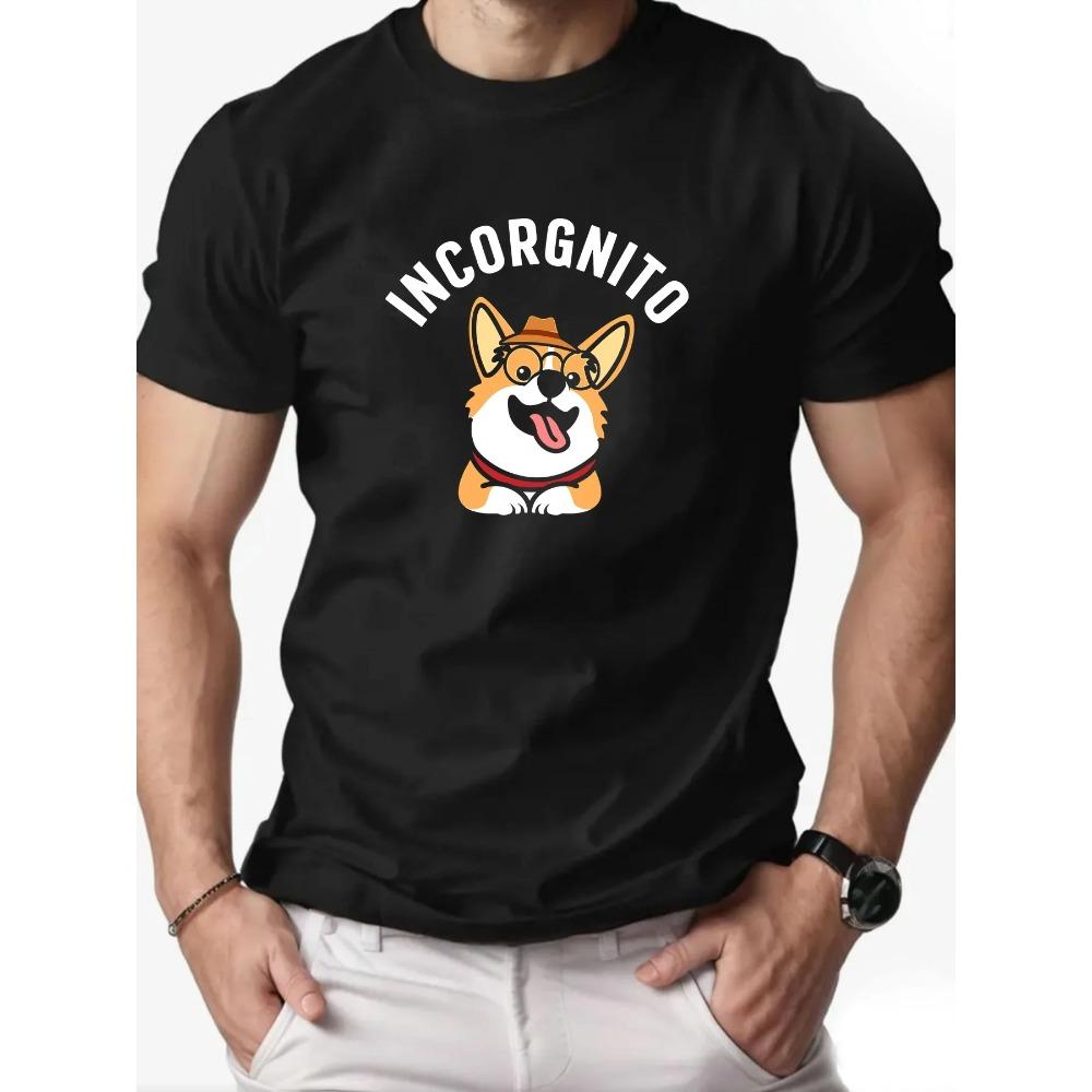 Summer Men 100% Cotton Dog Cartoon Pattern Print Summer Breathable Round Neck Loose Short Sleeve Casual Daily Wear Tee Top XXXXL чёрный
Summer Men 100% Cotton Dog Cartoon Pattern Print Summer Breathable Round Neck Loose Short Sleeve Casual Daily Wear Tee Top XXXXL чёрный