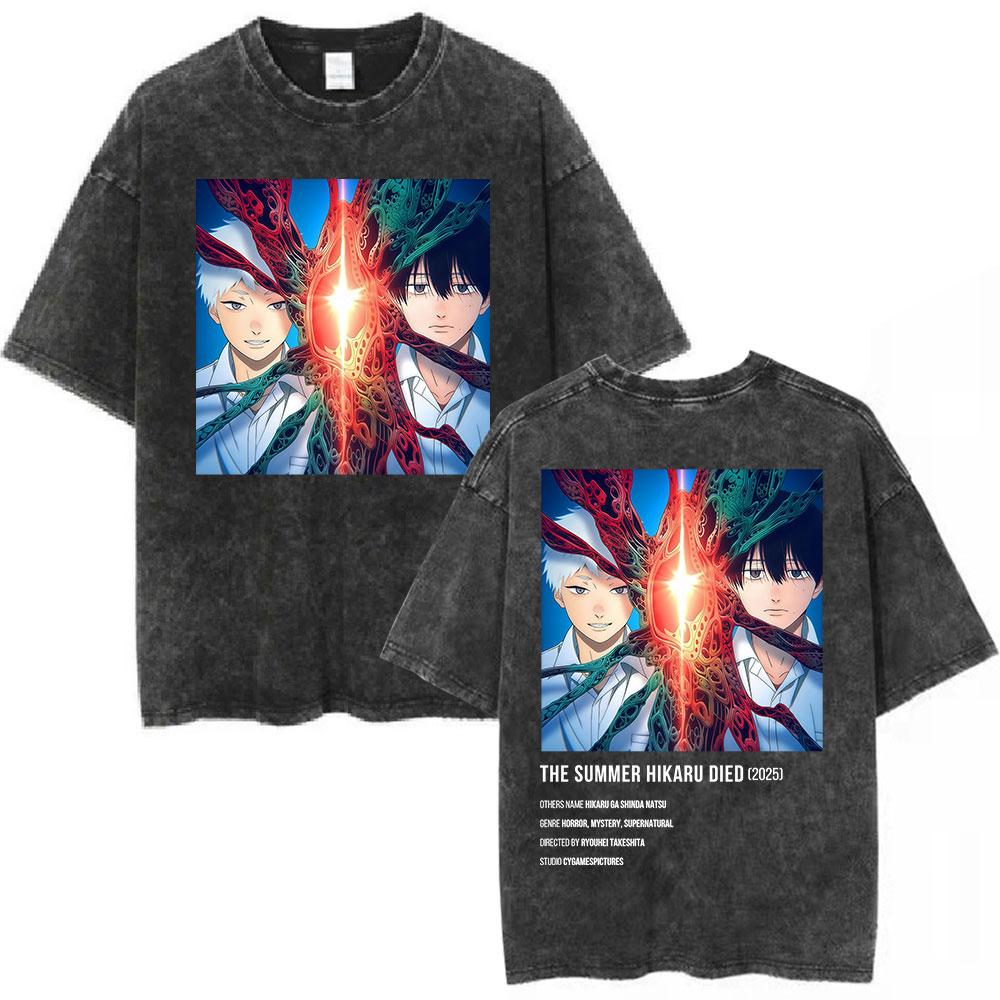 Vintage Washed Anime The Summer Hikaru Died TShirt Hikaru Yoshiki Manga Tshirts Men Women Fashion Cotton Casual Loose T Shirts S
Vintage Washed Anime The Summer Hikaru Died TShirt Hikaru Yoshiki Manga Tshirts Men Women Fashion Cotton Casual Loose T Shirts S