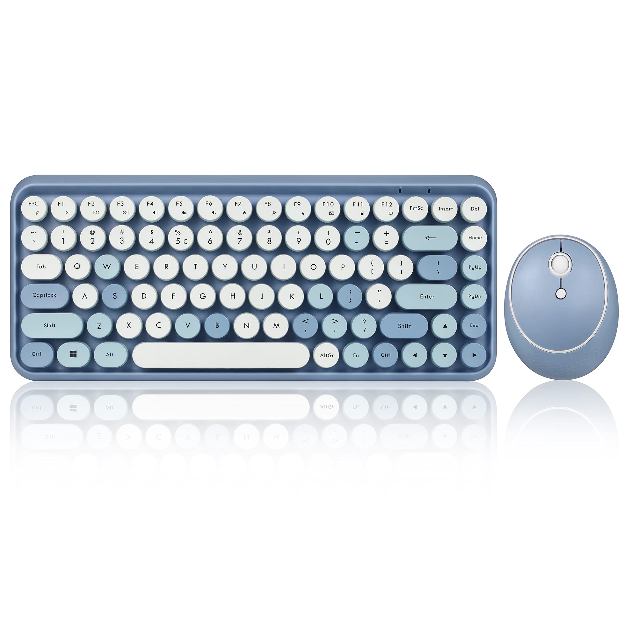 Perixx Wireless Keyboard and Mouse Set English PERIDUO-713 (Blue, Layout)
Perixx Wireless Keyboard and Mouse Set English PERIDUO-713 (Blue, Layout)