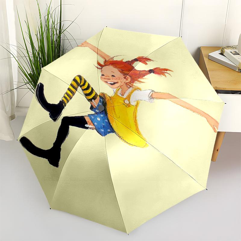 Pippi Longstocking Themed Travel Umbrella-8 Ribs Automatic Opening and Closing, Portable Folding Design, Compact and Stylish Umbrella Suitab
Pippi Longstocking Themed Travel Umbrella-8 Ribs Automatic Opening and Closing, Portable Folding Design, Compact and Stylish Umbrella Suitab