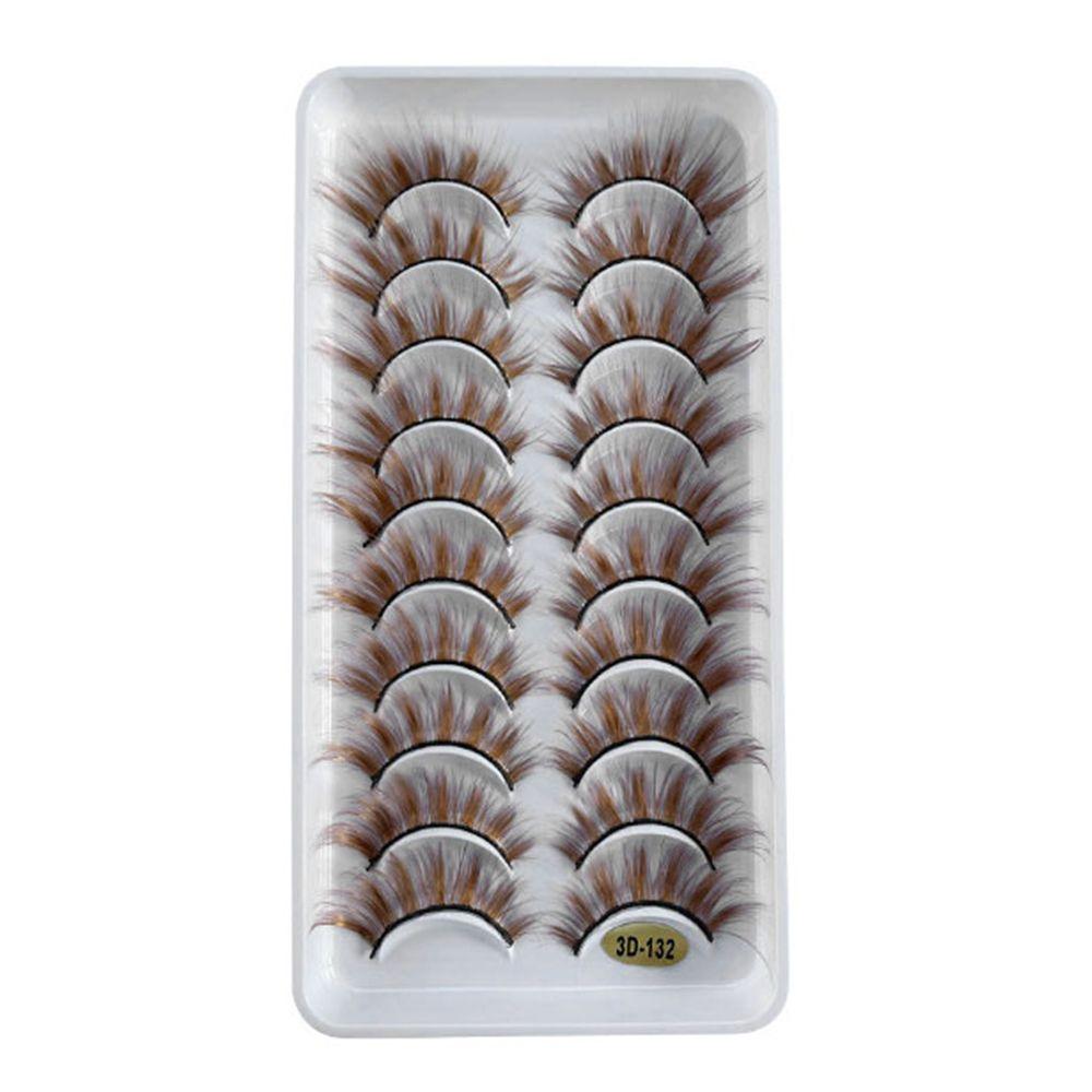 Volume Long Mink Lashes Wispy Brown Lashes False Eyelashes Natural Look Fake Eyelashes 10 Pairs
Volume Long Mink Lashes Wispy Brown Lashes False Eyelashes Natural Look Fake Eyelashes 10 Pairs