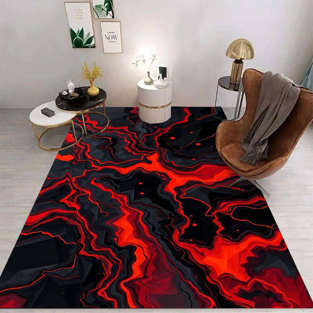 Lava Crack Pattern Carpet Various Styles With Red Orange Glowing Crackle Designs Non Slip Rug For Living Room Decor 40x60CM
Lava Crack Pattern Carpet Various Styles With Red Orange Glowing Crackle Designs Non Slip Rug For Living Room Decor 40x60CM