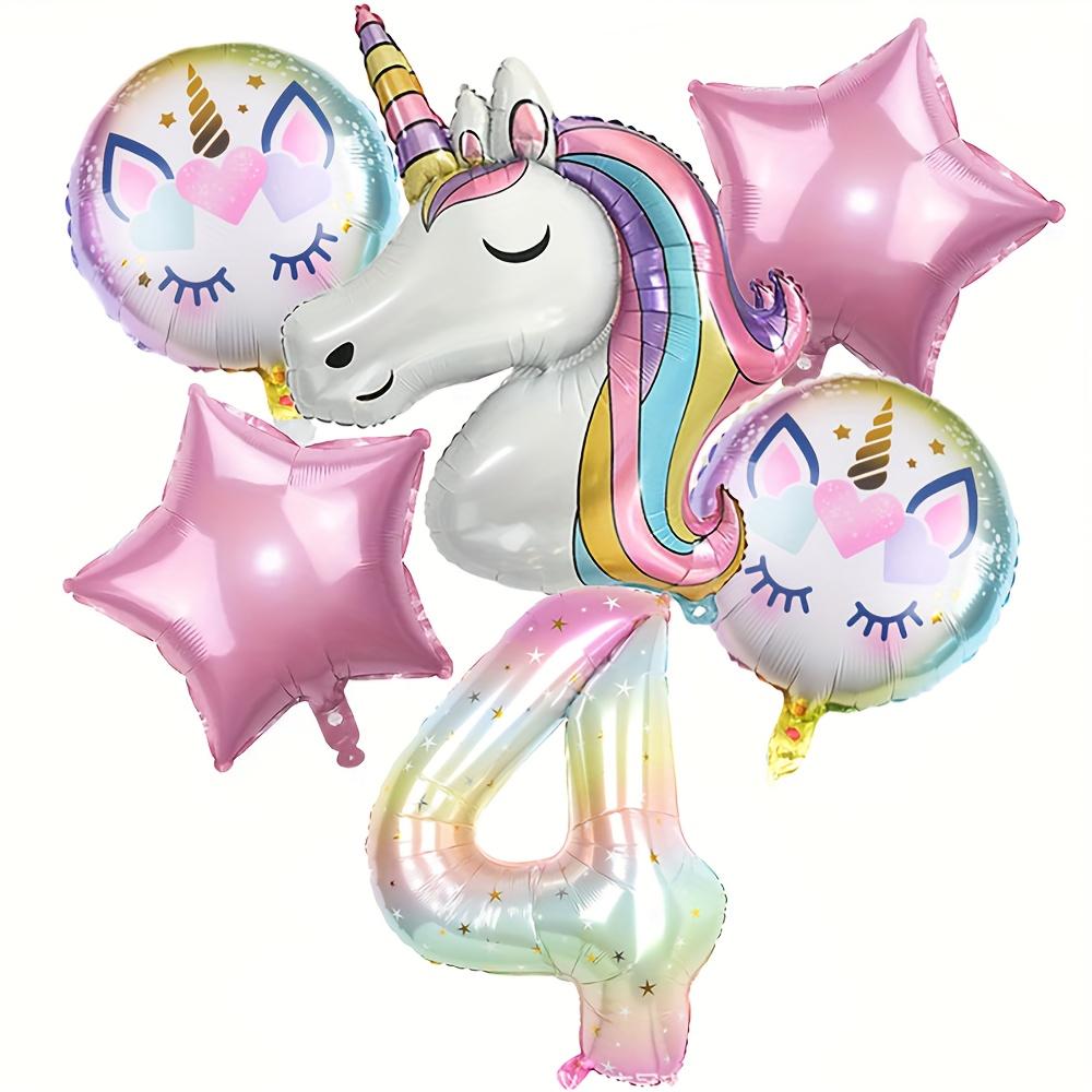 6pcs Rainbow Unicorn Balloon 40 inch Star Gradient Number 1-9 Birthday Balloon Set Festive Party Decoration Anniversary Supplies Other
6pcs Rainbow Unicorn Balloon 40 inch Star Gradient Number 1-9 Birthday Balloon Set Festive Party Decoration Anniversary Supplies Other