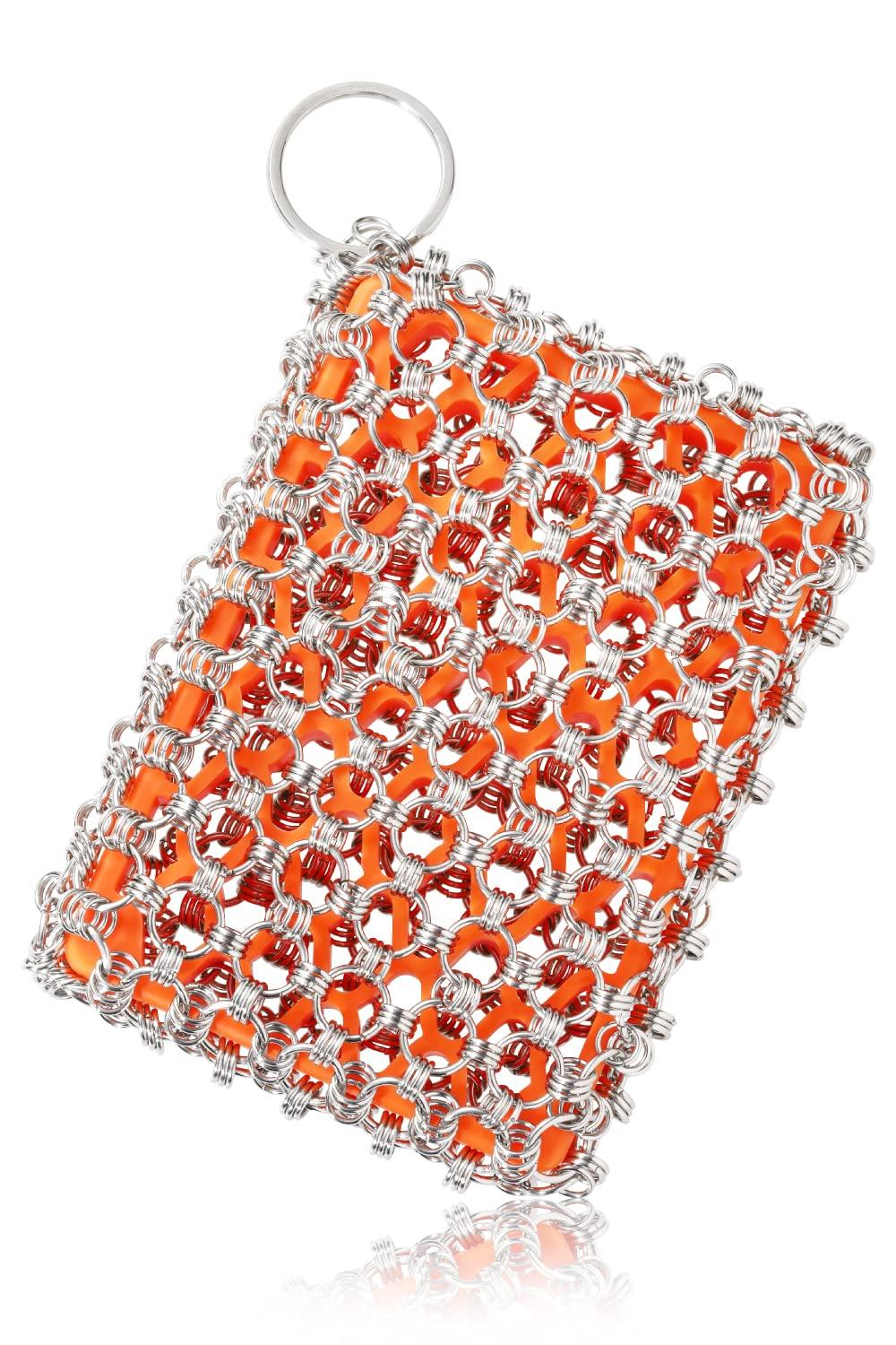 SPEATLE Очиститель кольчуги для сковороды, нержавеющая сталь 316 со встроенным силиконом, идеально подходит для кемпинга, активного отдыха и голландских печей (оранжевый)
SPEATLE Очиститель кольчуги для сковороды, нержавеющая сталь 316 со встроенным силиконом, идеально подходит для кемпинга, активного отдыха и голландских печей (оранжевый)