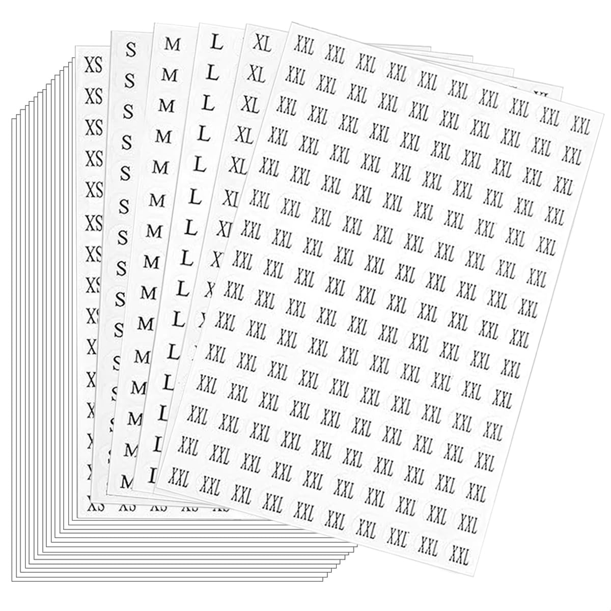 Size stickers XS S M L XL XXL 6 size diameter 13 total 30 4500 clothes size label clothing size marking commercial use set, round, mm, sheets, pieces,
Size stickers XS S M L XL XXL 6 size diameter 13 total 30 4500 clothes size label clothing size marking commercial use set, round, mm, sheets, pieces,