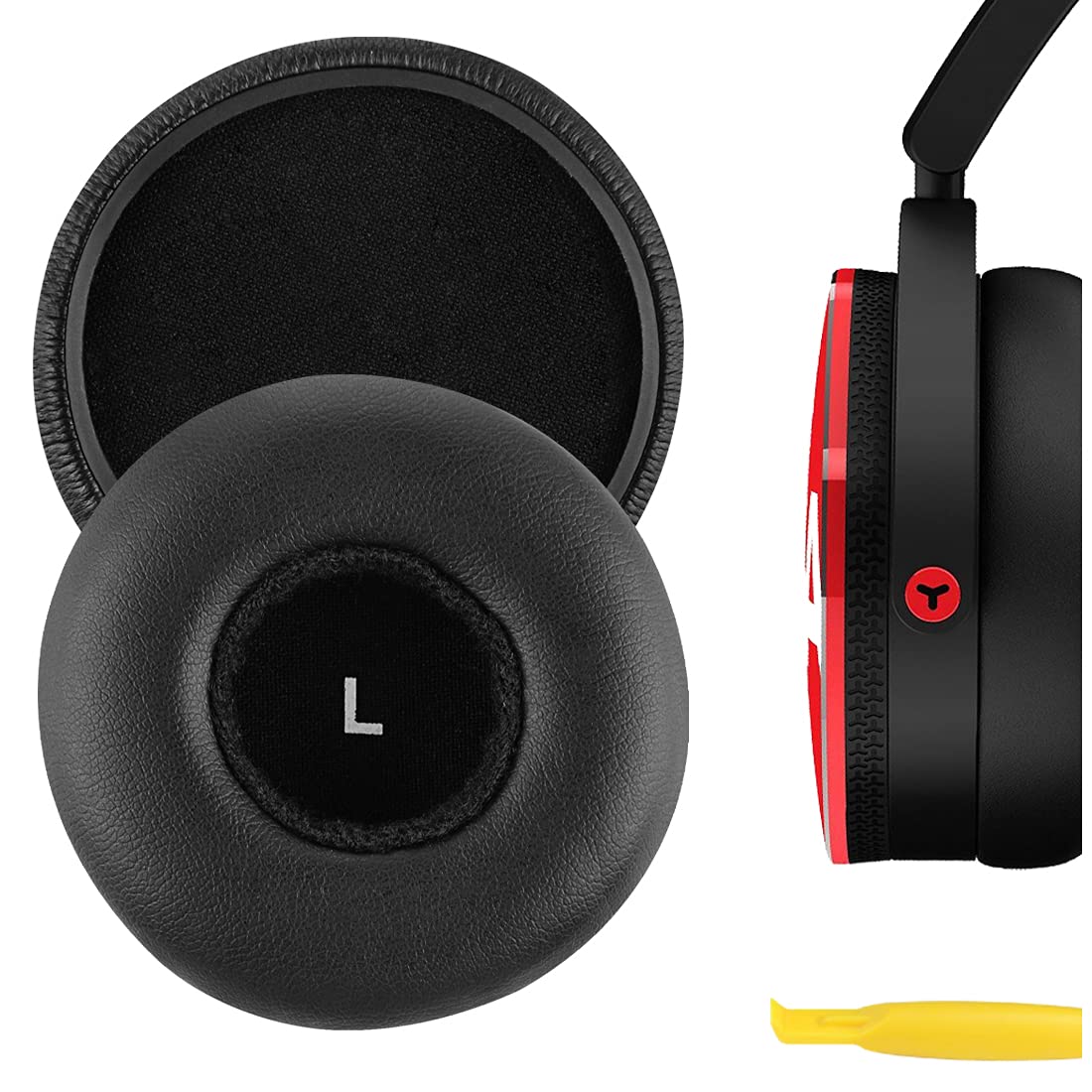 Geekria Ear Pads QuickFit Compatible Pads Compatible with Arker Game AKG Y50 Headphones Pads EarEar Cups (Protein LeatherBlack)
Geekria Ear Pads QuickFit Compatible Pads Compatible with Arker Game AKG Y50 Headphones Pads EarEar Cups (Protein LeatherBlack)