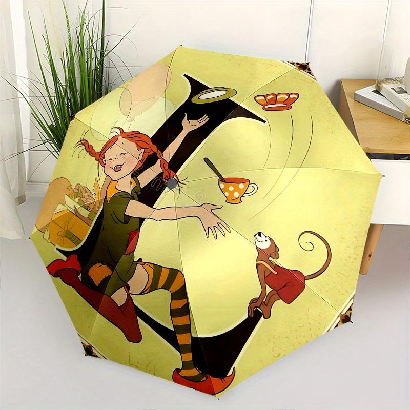 Pippi Longstocking Automatic Opening and Closing Umbrella, Compact Travel Umbrella, Lightweight and Portable, Suitable for Beach Commuting B
Pippi Longstocking Automatic Opening and Closing Umbrella, Compact Travel Umbrella, Lightweight and Portable, Suitable for Beach Commuting B