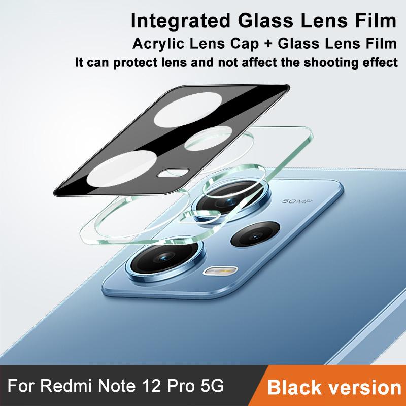 IMAK For Xiaomi Redmi Note 12 Pro 5G Clear Tempered Glass Lens Film+Acrylic Lens Cap Anti-scratch Camera Lens Protector (Black Version) Type A
IMAK For Xiaomi Redmi Note 12 Pro 5G Clear Tempered Glass Lens Film+Acrylic Lens Cap Anti-scratch Camera Lens Protector (Black Version) Type A