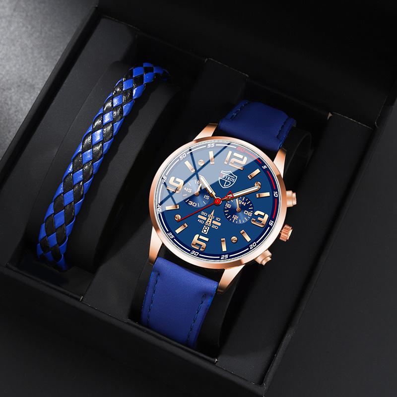 2 шт./компл. DEYROS роскошные мужские часы модные мужские часы с кожаным ремешком и календарем повседневные мужские кварцевые часы подарок на День отца
2 шт./компл. DEYROS роскошные мужские часы модные мужские часы с кожаным ремешком и календарем повседневные мужские кварцевые часы подарок на День отца