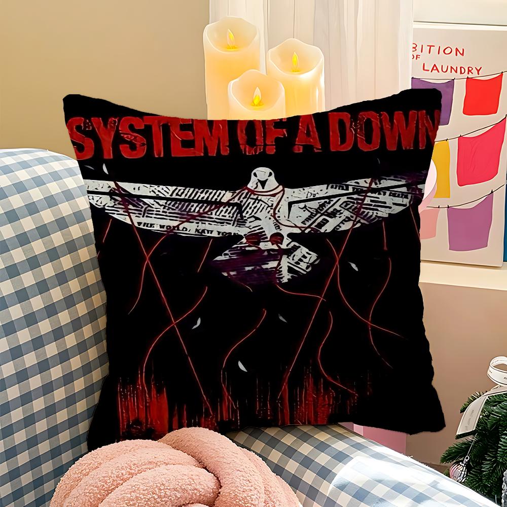 System Of A Down Cushion Cover 30x50 Polyester Sofa Cushions Decorative Throw Pillows Home Decoration Pillowcover 40cmx40cm
System Of A Down Cushion Cover 30x50 Polyester Sofa Cushions Decorative Throw Pillows Home Decoration Pillowcover 40cmx40cm