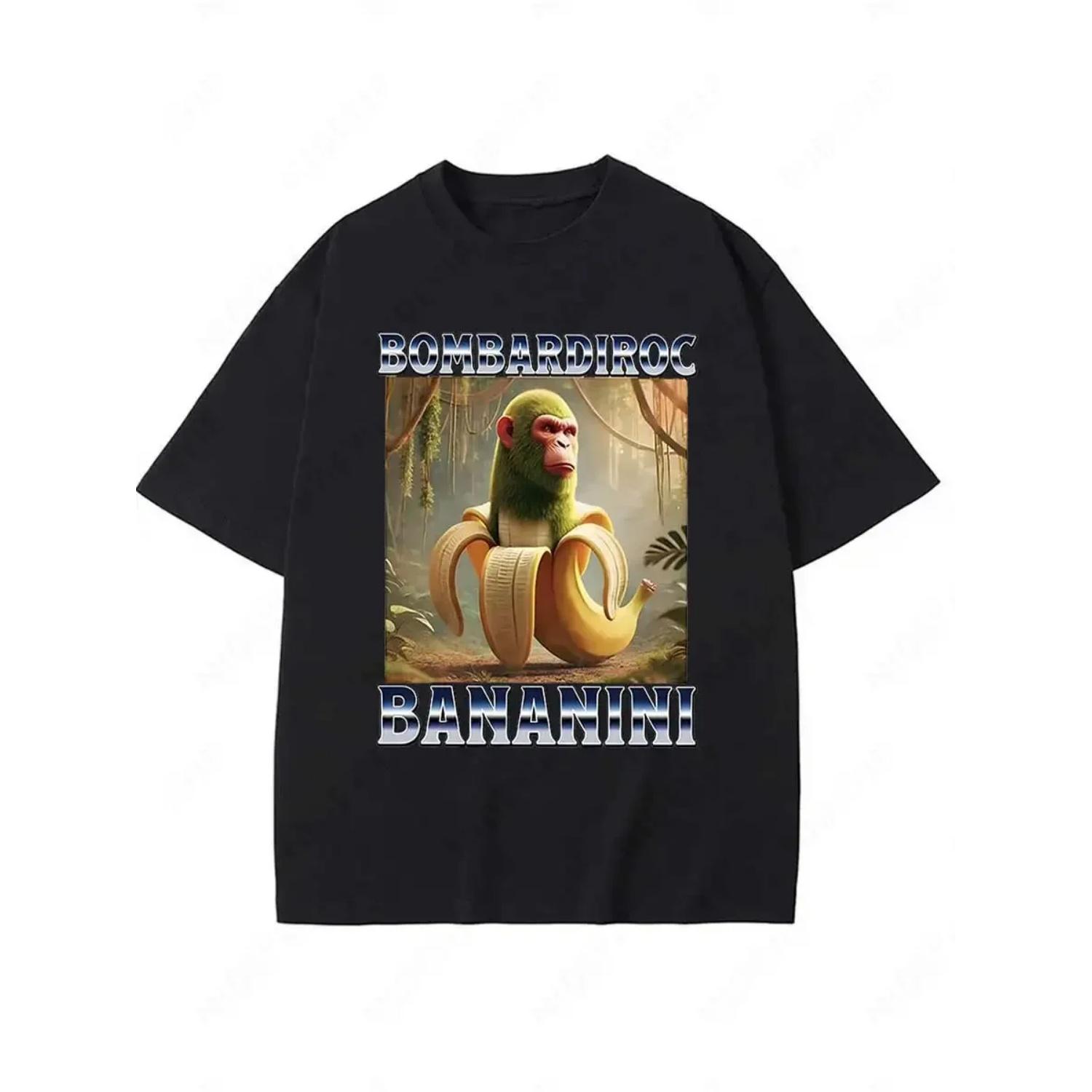 Chimpanzini Bananini T Shirt Funny Italian Brainrot Womes T-shirts Summer Soft Y2k Streetwears P78 XXXXXL чорний
Chimpanzini Bananini T Shirt Funny Italian Brainrot Womes T-shirts Summer Soft Y2k Streetwears P78 XXXXXL чорний