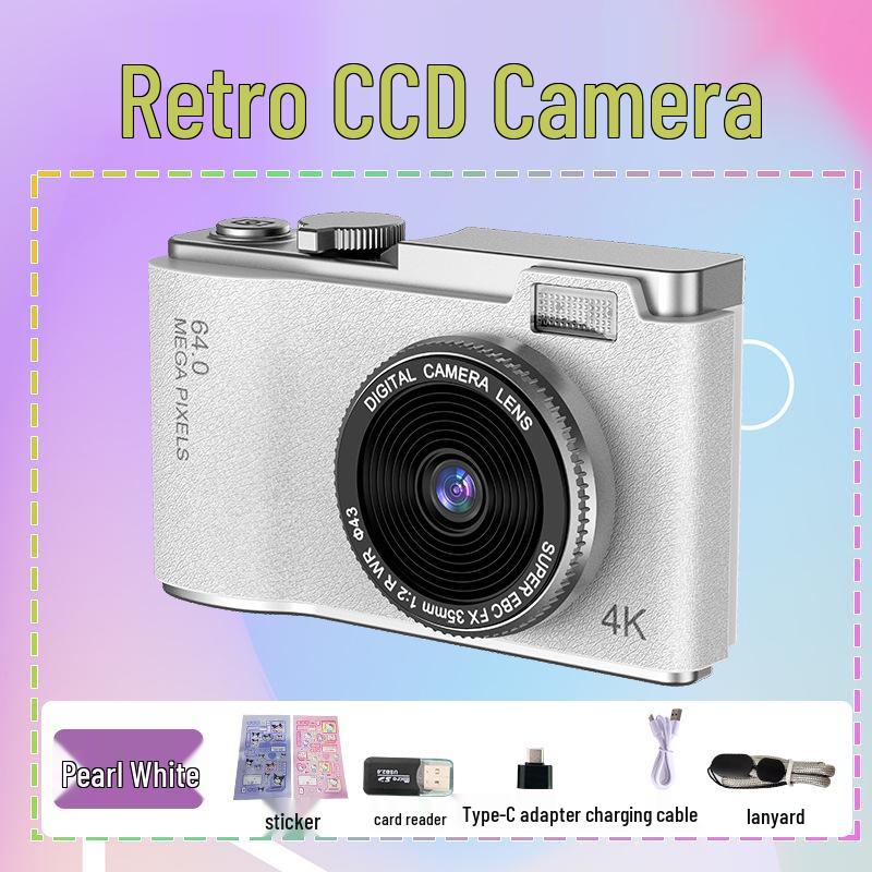 4K Retro CCD Portable Camera for Students - Children s Day Gift
4K Retro CCD Portable Camera for Students - Children s Day Gift