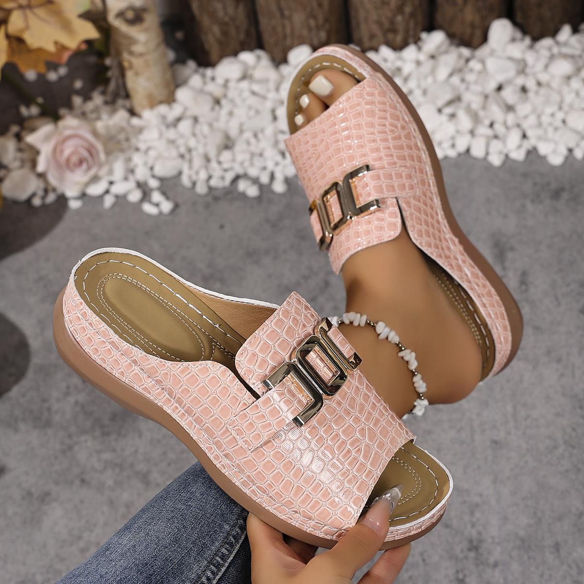 Fashion Women Platform Slippers Casual Open Heel Wedge Shoes Women Lightweight Comfortable Sports Slippers Fashion Sandals Slides Women 36 розовый
Fashion Women Platform Slippers Casual Open Heel Wedge Shoes Women Lightweight Comfortable Sports Slippers Fashion Sandals Slides Women 36 розовый