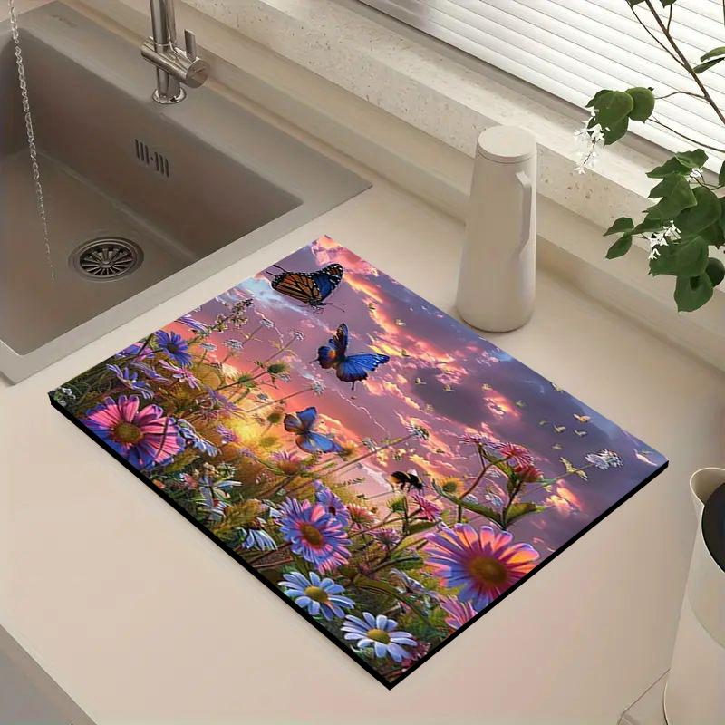 1 шт. Резиновый коврик для сушки с цветочным узором для кофейни, ресторана, кухни, ковер, коврик для стола, посуда, прочный, диатомовая грязь, коврик для стола, коврик для питомца, кофейная посуда 30cmX40cm
1 шт. Резиновый коврик для сушки с цветочным узором для кофейни, ресторана, кухни, ковер, коврик для стола, посуда, прочный, диатомовая грязь, коврик для стола, коврик для питомца, кофейная посуда 30cmX40cm