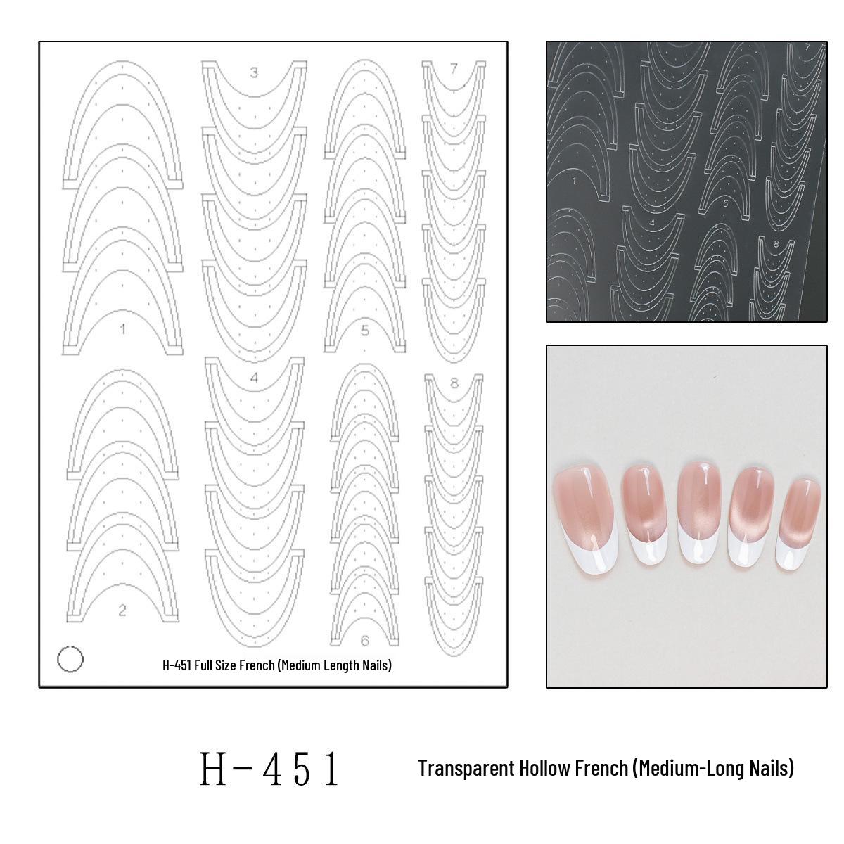 Transparent French Tip Oval Nail Art Stickers for Short to Long Nails
Transparent French Tip Oval Nail Art Stickers for Short to Long Nails
