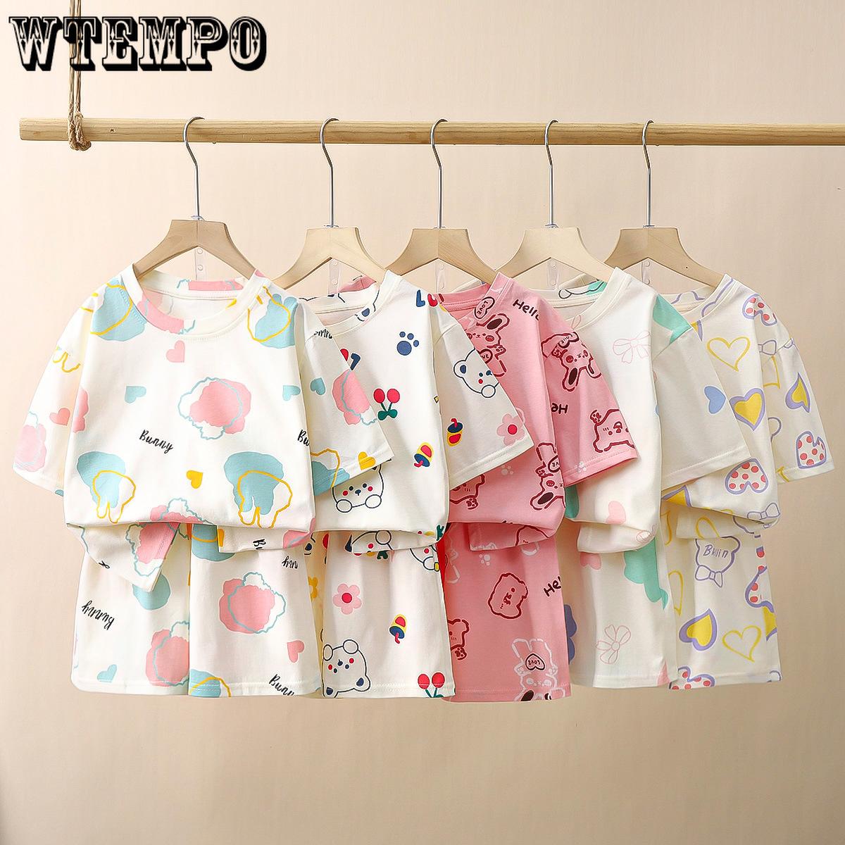 Girls Sleepwear Summer Set Thin Clothing Children s Short Sleeved Five Quarter Pants Home Clothes Two-piece Set 110
Girls Sleepwear Summer Set Thin Clothing Children s Short Sleeved Five Quarter Pants Home Clothes Two-piece Set 110