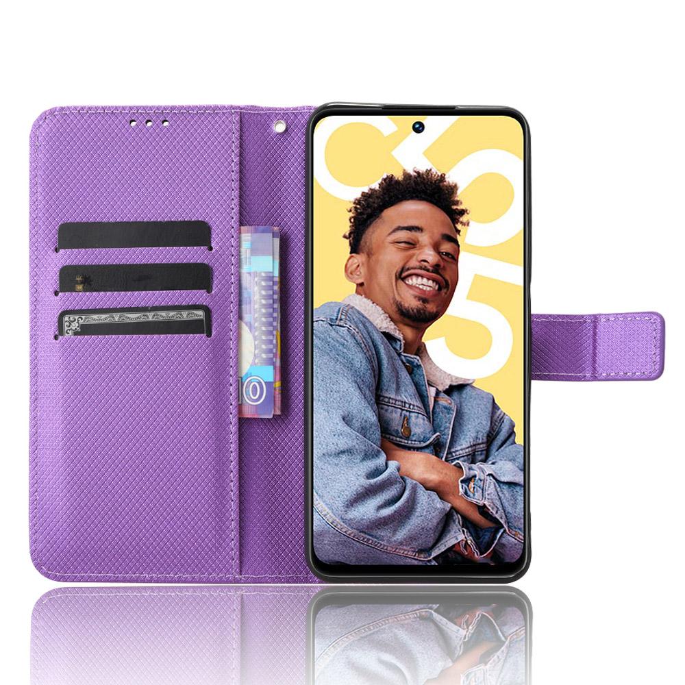 For Realme C55 4G PU Leather Wallet Case Stand Diamond Texture Magnetic Closure Shockproof Flip Cover Purple
For Realme C55 4G PU Leather Wallet Case Stand Diamond Texture Magnetic Closure Shockproof Flip Cover Purple