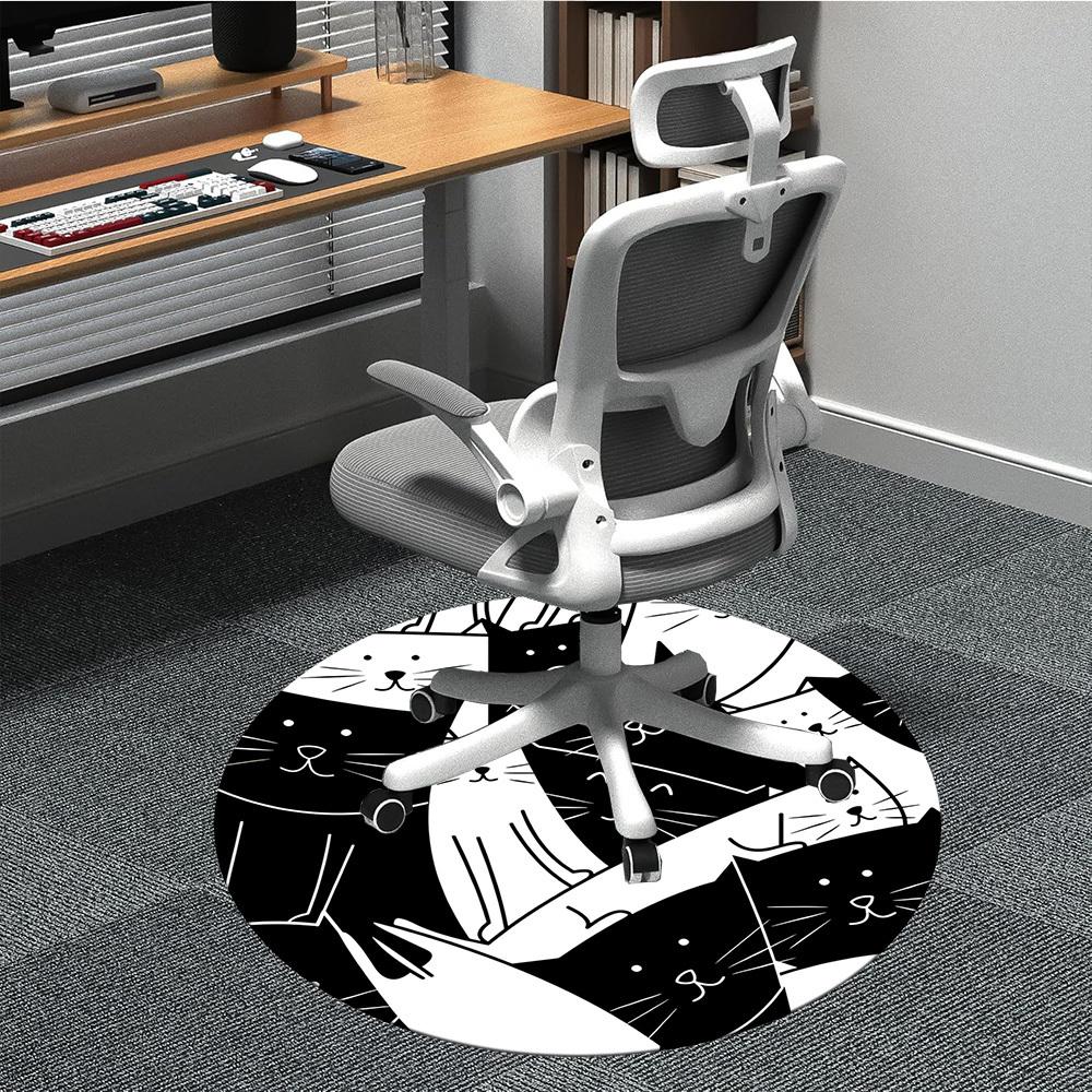 1PC Cat Pattern Office Round Area Rug, Indoor Mat Suitable ForOffice, Under Office Chairs Bedroom Living Room Home Decor, Room Deco, D056 80cm by 80cm
1PC Cat Pattern Office Round Area Rug, Indoor Mat Suitable ForOffice, Under Office Chairs Bedroom Living Room Home Decor, Room Deco, D056 80cm by 80cm