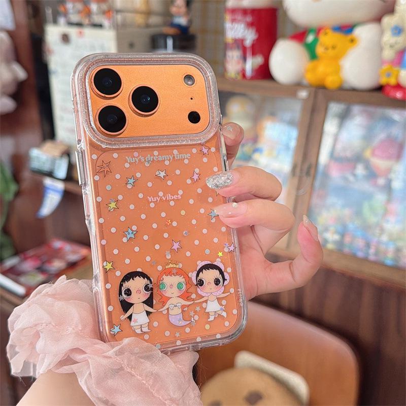 Niche Stars Polka Dot Mermaid Jade iPhone 17/16 Pro Max/15/14 Case for Women 14 Pro
Niche Stars Polka Dot Mermaid Jade iPhone 17/16 Pro Max/15/14 Case for Women 14 Pro