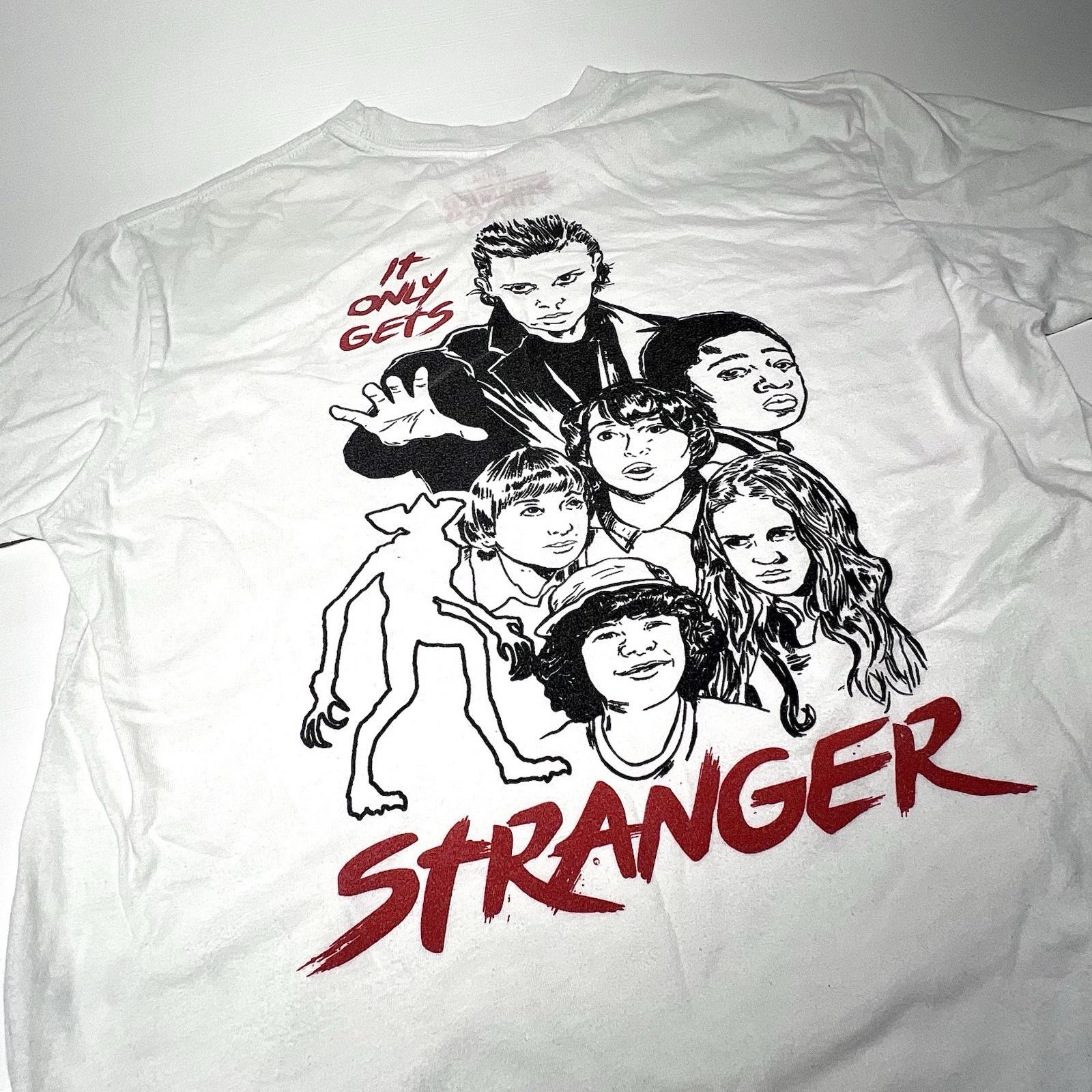 NETFLIX STRANGER THINGS Графическая футболка Мужская футболка Хлопок 100% Верх Б/У Размер МАЛЕНЬКИЙ БЕЛЫЙ 100% ХЛОПОК L
NETFLIX STRANGER THINGS Графическая футболка Мужская футболка Хлопок 100% Верх Б/У Размер МАЛЕНЬКИЙ БЕЛЫЙ 100% ХЛОПОК L