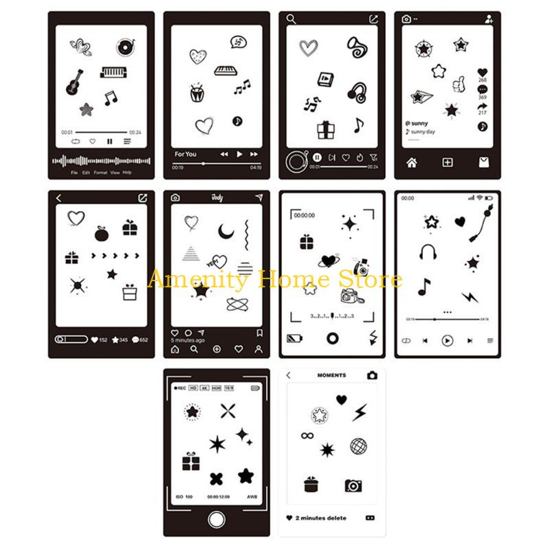 F26C Paper Films Border Sticker Pack Life Border Series Handbooks Material Collages Art
F26C Paper Films Border Sticker Pack Life Border Series Handbooks Material Collages Art