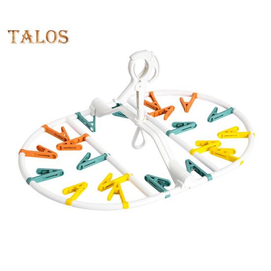 Сушильная стойка, вешалка для детской одежды, вращающаяся на 360 градусов, складная конструкция, переносная вешалка для носков и нижнего белья с зажимами C
Сушильная стойка, вешалка для детской одежды, вращающаяся на 360 градусов, складная конструкция, переносная вешалка для носков и нижнего белья с зажимами C